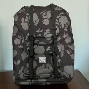 Herschel Supply Company Little America Backpack 25L, Shadow Floral Black/Gray